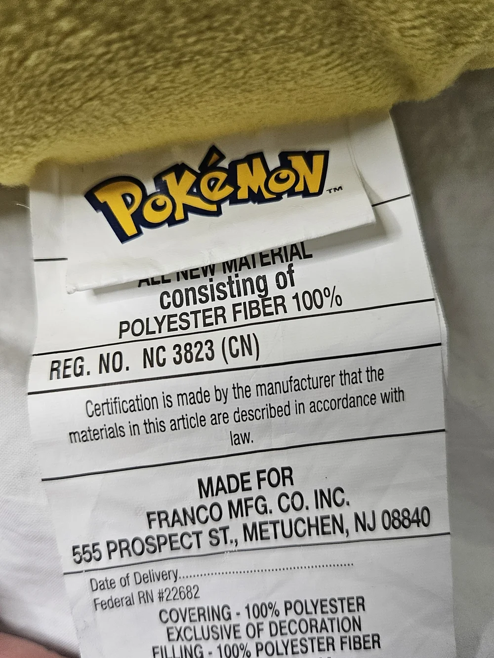 The Pokemon Pikachu Head Plush Pillow.